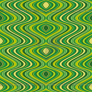 Seamless wavy colorful striped pattern - vector image