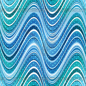 Seamless wavy colorful striped gradient pattern wit - vector clipart
