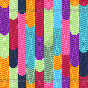 Colorful seamless geometric pattern with rainbow - vector clipart