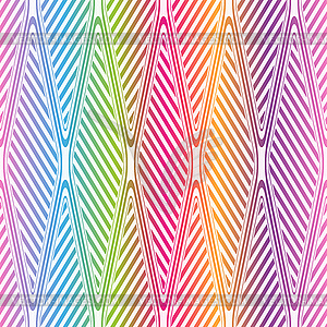 Colorful seamless geometric gradient pattern with - vector image