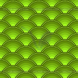 Vintage green seamless pattern - vector clipart