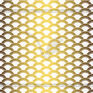 Golden and white seamless pattern - vector EPS clipart