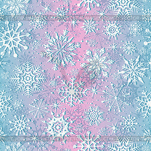 Christmas seamless pattern with white vintage - vector clip art