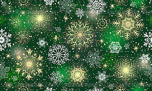 Seamless Christmas hand drown pattern with - vector image