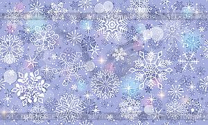 Festive gentle seamless Christmas pattern with - vector clipart