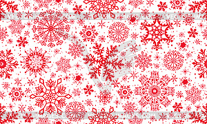 Seamless Christmas hand drown pattern with blue - vector image