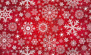 Seamless Christmas red gradient pattern with w - vector clip art