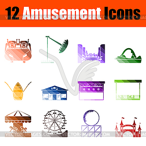 Amusement Icon Set - vector clip art