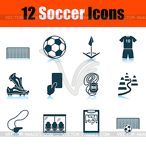 Soccer Icon Set - vector clipart