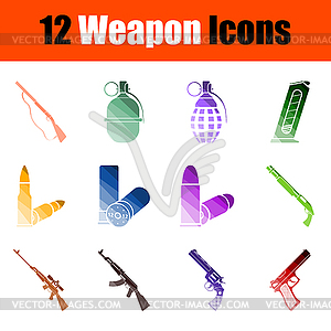 Weapon Icon Set - vector clip art