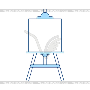 Easel Icon - color vector clipart