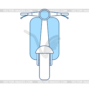 Scooter Icon - stock vector clipart