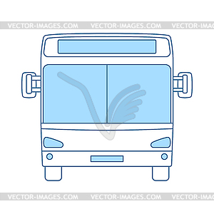 City Bus Icon - vector clip art