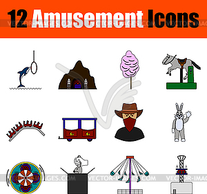 Amusement Icon Set - vector image