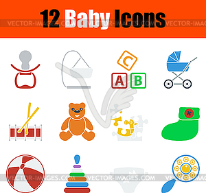 Baby Icon Set - vector clipart