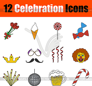 Celebration Icon Set - vector clipart