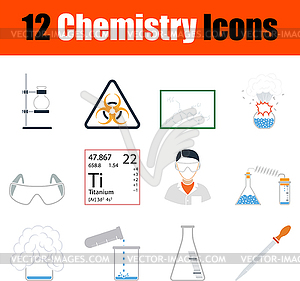 Chemistry Icon Set - vector clipart