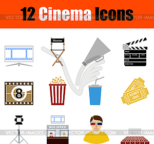 Cinema Icon Set - vector clip art