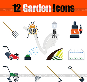 Garden Icon Set - vector image