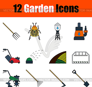 Garden Icon Set - vector clipart