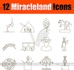 Miracleland Icon Set - vector clipart / vector image