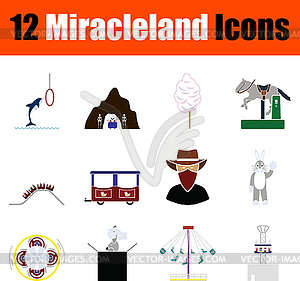 Miracleland Icon Set - vector image