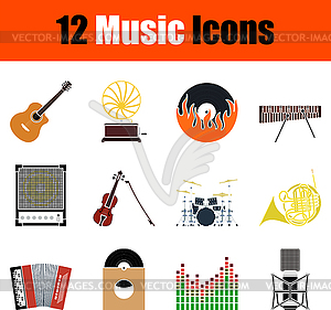 Music Icon Set - vector clipart