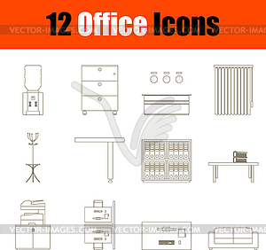 Office Icon Set - vector clip art