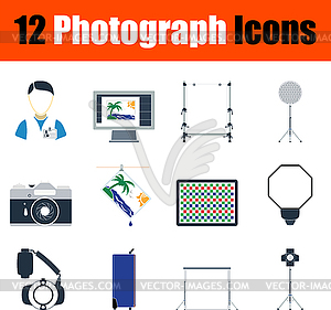 Photograph Icon Set - vector clip art