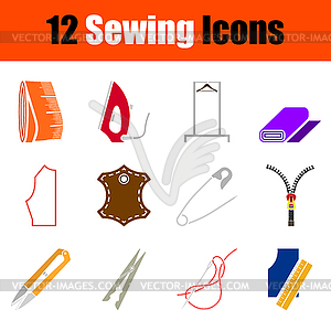 Sewing Icon Set - vector clip art