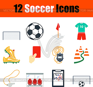 Soccer Icon Set - vector image