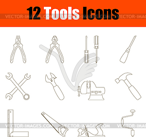 Tools Icon Set - vector clipart