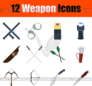 Weapon Icon Set - vector clipart / vector image