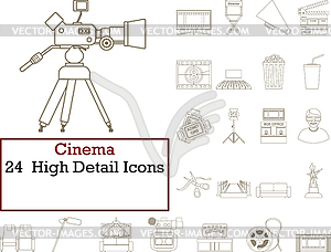 Cinema Icon Set - vector image