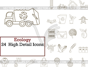 Ecology Icon Set - vector clip art