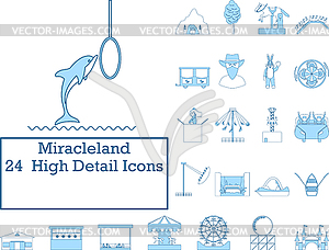 Miracleland Icon Set - vector image