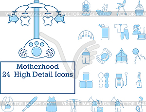 Motherhood Icon Set - vector clip art