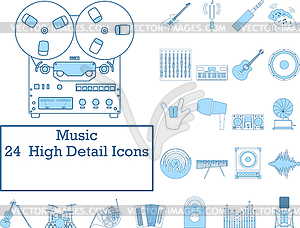 Music Icon Set - vector clipart