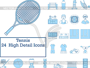 Tennis Icon Set - vector clipart