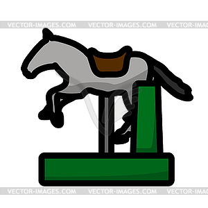 Horse Machine Icon - vector clipart / vector image