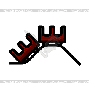 Small Roller Coaster Icon - vector image