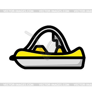 Catamaran Icon - vector clip art