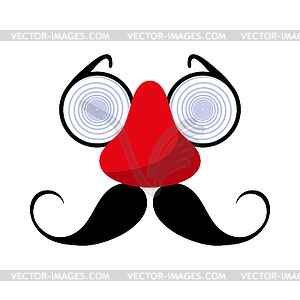 April Fool`s Day Icon - vector clip art