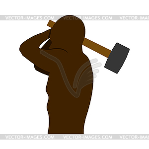 Labor Day Icon - vector clip art