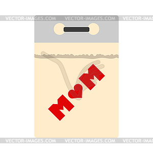 Mother`s Day Icon - vector clip art