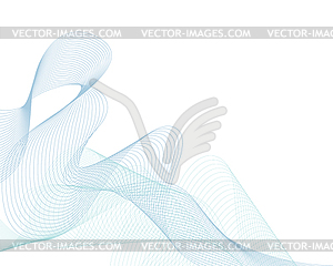 Water Lines Concept Design - vector image