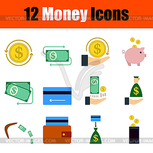Money Icon Set - vector clip art