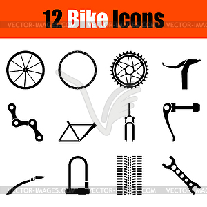 Bike Icon Set - vector clip art