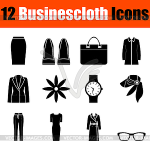 Businescloth Icon Set - vector clipart