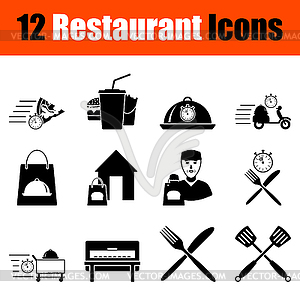 Restaurant Icon Set - vector clipart